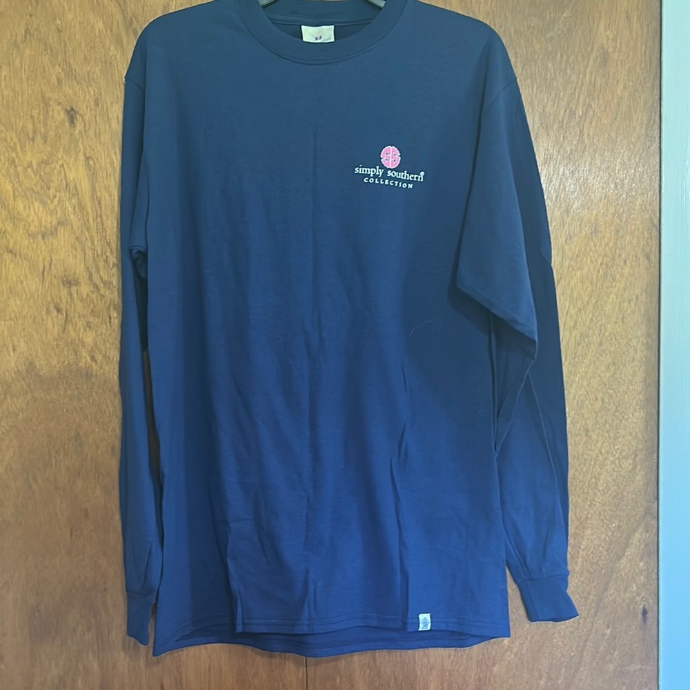 Simply Southern Classic Blue Long Sleeve Tee